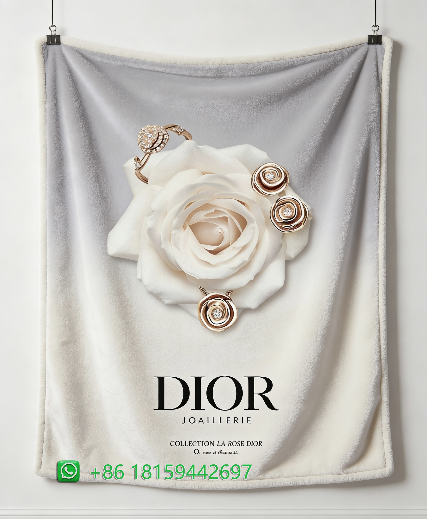 Dior Throw Blankets